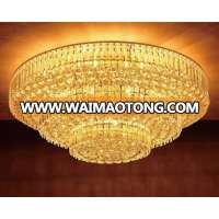 Custom Hotel Project Banquet Hall Crystal Lamp Low Ceiling Cristal Chandelier Light